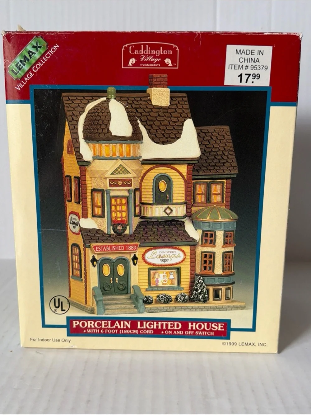 New Lemax Caddington Christmas Village Conover’s Lamps 1999
